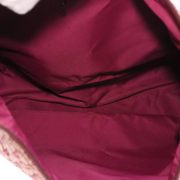 Christian Dior Trotter Canvas Shoulder Bag Red Auth rd4635 - Picture 10 of 16